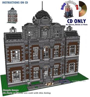 CD, Luxury Estate Wayne Manor, Batman Custom Lego 10218 10224 city