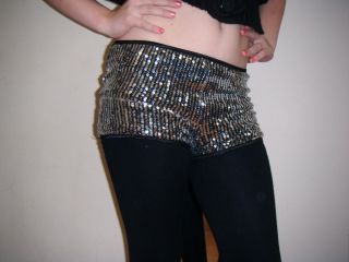 NEW HIGHWAISTED SILVER SEQUIN HOT PANTS/SHORTS SZ  12