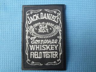 JACK DANIELS BOURBON TENNESSEE WHISKEY OLD NO 7 SOW SEW IRON ON PATCH