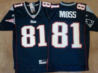 Randy Moss New England Patriots EQT Sewn Jersey NWT