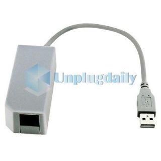 Newly listed USB Internet LAN Network Adapter Connector For Wii New