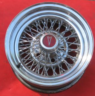 17x3.35 Mid 30s Chevy Deluxe Wire Wheel 6 Lug