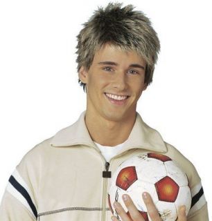 Mixed Blonde All Star David Beckham Style Wig Costume