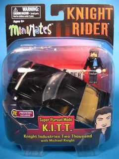 Minimates Knight Rider Super Pursuit Mode K.I.T.T. with Michael Knight