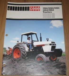 Case 1194 1294 1394 1494 1594 Tractor Sales Brochure