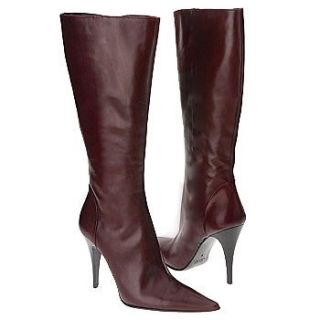 Delman Designer Boots Brown Leather Shoes 7 37 M $598