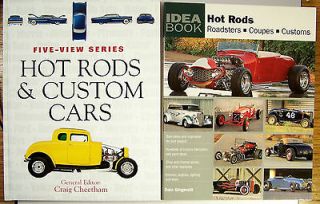 Book Set Hot Rods, Custom Cars, Coupes Dain Gingerelli, Craig Cheetham