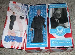 Franklin D. Roosevelt FDR Talking Toy Presidents MISB Sealed NEW Doll
