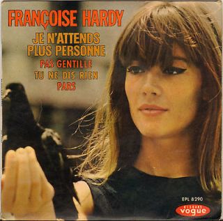 RARE FRANCOISE HARDY FRENCH 60S EP VOGUE 8290
