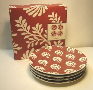 Set Four Pachar Mix & Match Collection Plates(William s Sonoma)New in