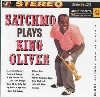 Newly listed Louis Armstrong, Satchmo Plays King Oliver LP Test