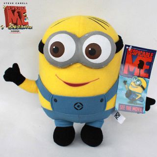 Me Minion 3D Eye Plush Toy Stuffed Animal Doll 22CM Dave Teddy movie