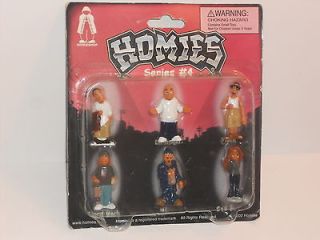 David Gonzalez HOMIES Figures Set of 6 Series #4   1.75 Figures 2002