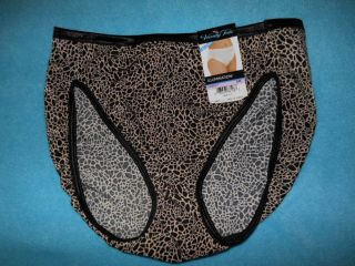 NEW VANITY FAIR SZ 6 MEDIUM 13108 HI CUT GIRAFFE PRINT PANTIES SZ 6