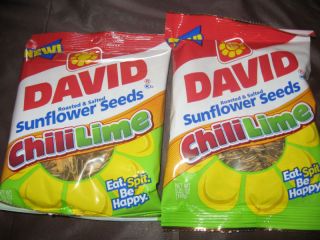Davids Sunflower Seeds Chili Lime 2 5.25 oz bags