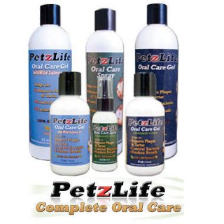Petzlife Oral Care Pet Dental Spray & Gel in all Sizes 2.2, 4, 8 & 12
