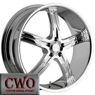 20 Chrome Devino Flawless Wheels Rims 5x114.3 5 Lug Altima Maxima
