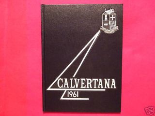 1961 CALVERT HIGH SCHOOL YEARBOOK TIFFIN OH OHIO