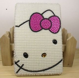 Black hello kitty Crystal Bling Diamond cover case for  Kindle