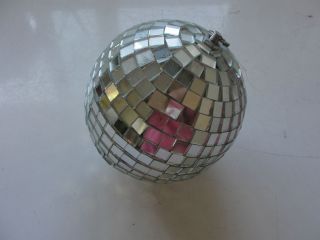Miniature Mirror ball, disco mirror ball, decorative, small, glass