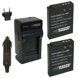 Wasabi Power Battery and Charger Kit for Nikon EN EL12 and Nikon