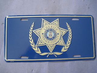 Georgia Sheriff Dekalb County license plate excellent