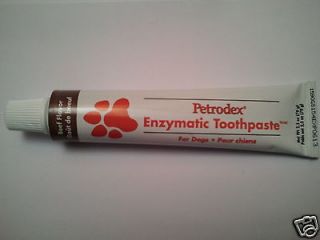 Petrodex Enzymatic Toothpaste for Dogs Beef Flavor 2.5 oz Tube