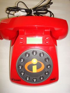Disney Pixar THE INCREDIBLES Collector RED Phone