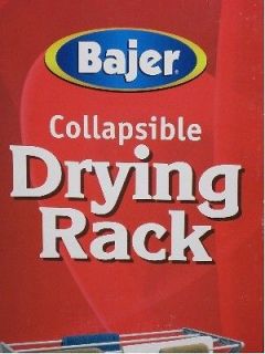 BAJER ELEVEN DRYING BARS COLLAPSIBLE DRYING RACK PVC