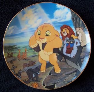 Disney Lion King CIRCLE OF LIFE #1 Series 1994 Ltd Ed Plate