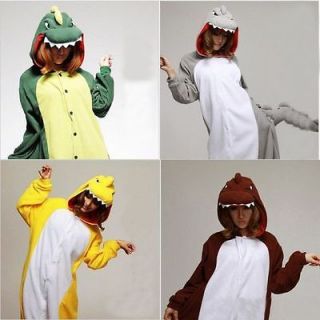 Kigurumi Pajamas Adult Anime Cosplay Costume Onesie Dinosaur S/M/L/XL