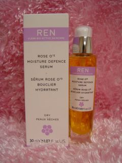 REN Rose O12 Moisture Defence Serum 30 ml / 1.02 oz NEW