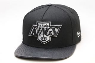 New Era Los Angeles LA Kings Snake Skin Strapback Hat [Black] Snapback