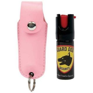 NEW Guard Dog Security Pepper Spray PINK or Black with Holster