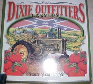 Dixie Outfitter FarmerPreserving Our Heritage 14 X 14 Tin Sign Green