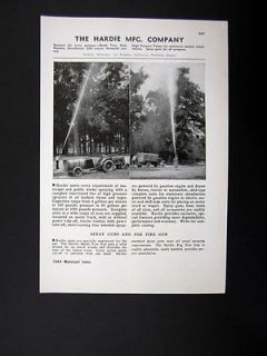 Hardie High Pressure Sprayers Spray & Fog Fire Guns 1944 print Ad