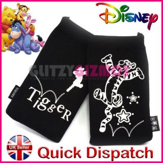 DISNEY METALLIC TIGGER COVER SOCK POUCH CASE SLEEVE FOR APPLE IPHONE