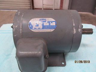 DOERR 3HP ELECTRIC MOTOR, 230/460 VOLTS, 3 PHASE