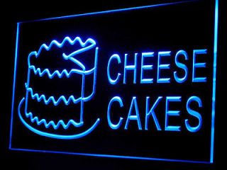 Delicious Cheese Cakes Shop Cafe Cupcake Desert Display LED Light Sign