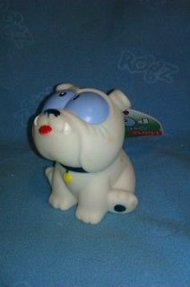 Hartz Precious Pooches White Bulldog Squeaking Dog Toy BRAND NEW