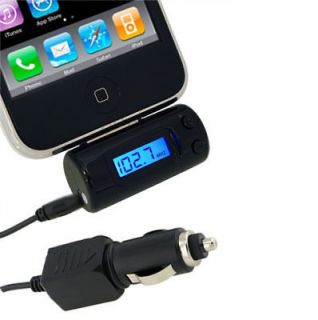 FM Radio Adapter Transmitter for IPOD Touch+CAR Charger