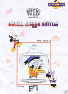 Disney Cross Stitch Key Chain Kit  Donald Duck
