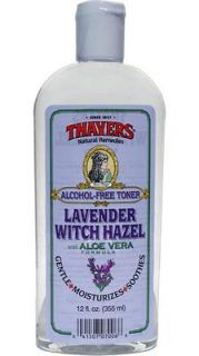 THAYERS Witch Hazel LAVENDER 12 oz. ALCOHOL FREE TONER with Aloe Vera