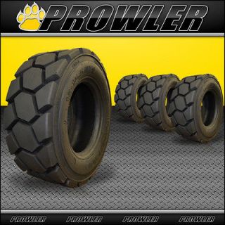 Non Directional SKS 10x16.5 10 ply Skid Steer Tires  Set of 4  10 16