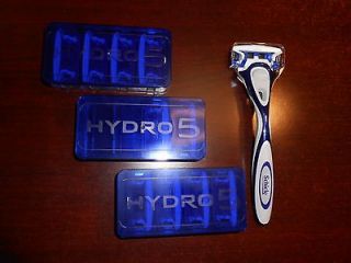 Razor + 10 Cartridges Schick Hydro 5 Blades Skin Guard Reduce