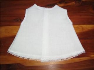New white cotton slip for Ideal Tiny Thumbelina OTT 14