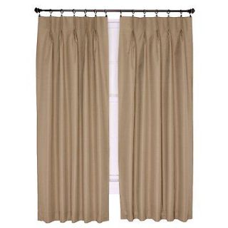 Crosby Linen Like Thermal Insulated Patio Door Curtain Panel