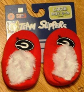 Georgia Bulldogs Infant Baby Booties Slippers NEW NCAA