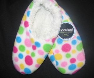 Snoozies Foot Coverings (Adult size) Dottie pattern