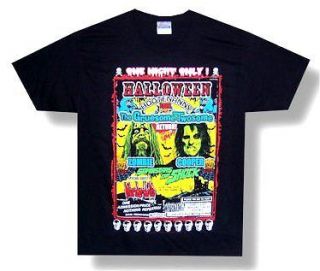 ROB ZOMBIE & ALICE COOPER   HOOTENANNY 2010 TOUR T SHIRT   NEW ADULT
